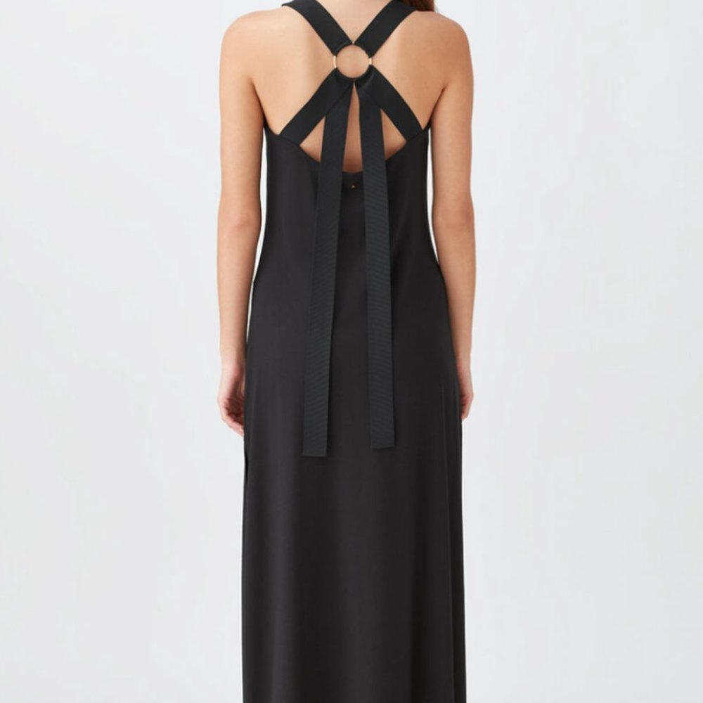 Black NWT Cuyana Circle Back Maxi Dress